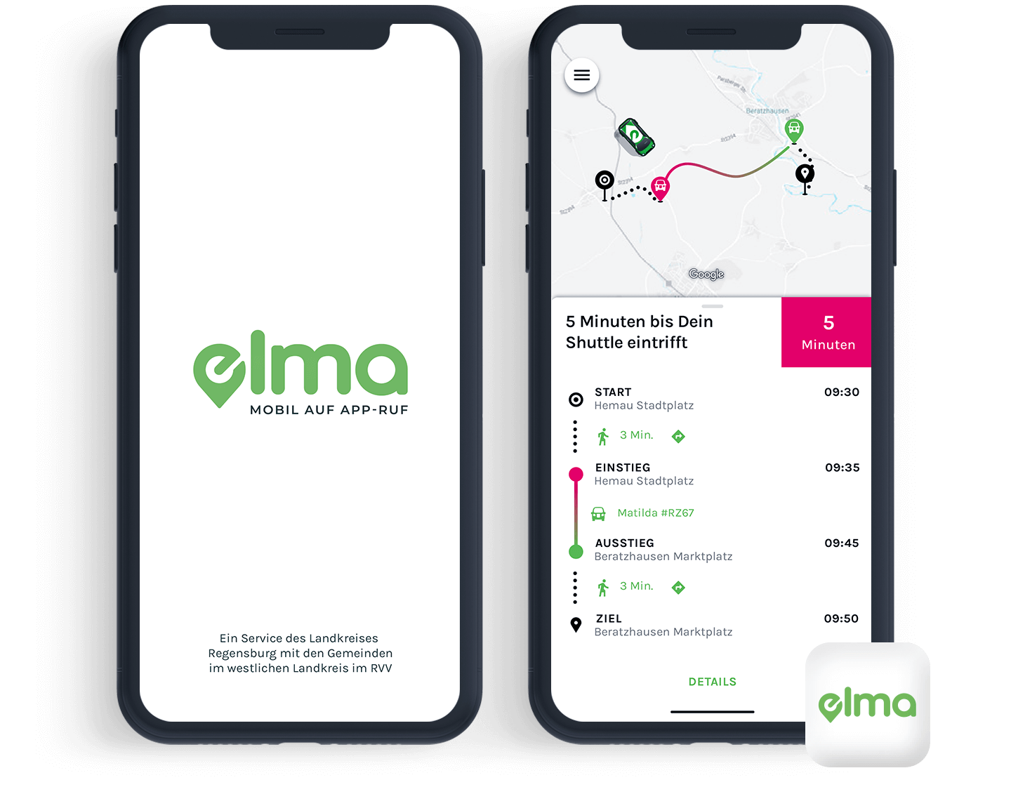 iPhone Mockup elma App