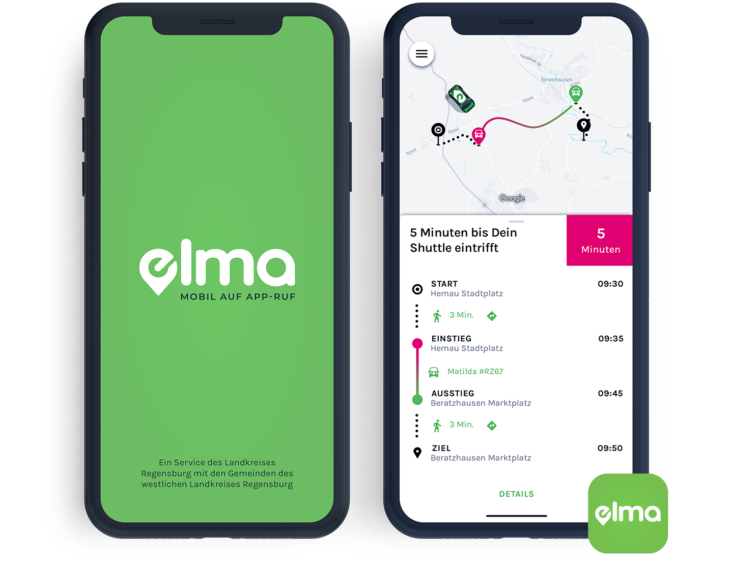 iPhone Mockup elma App